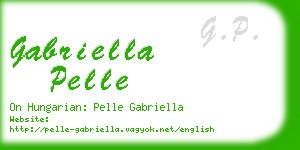 gabriella pelle business card